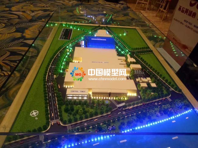寶潔廠區(qū)沙盤模型
