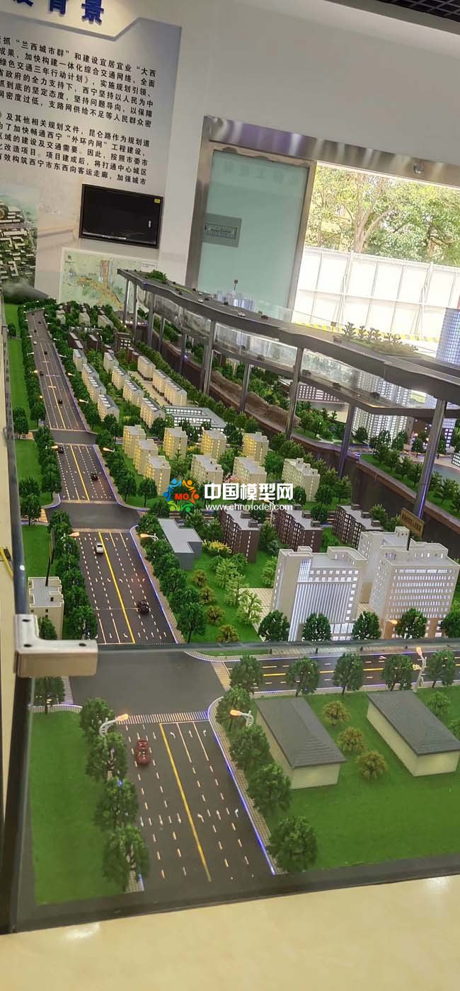 昆侖路快速化改造項(xiàng)目沙盤(pán)模型