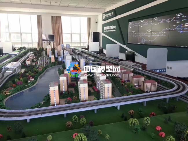 城市軌道運(yùn)營實(shí)訓(xùn)中心沙盤模型