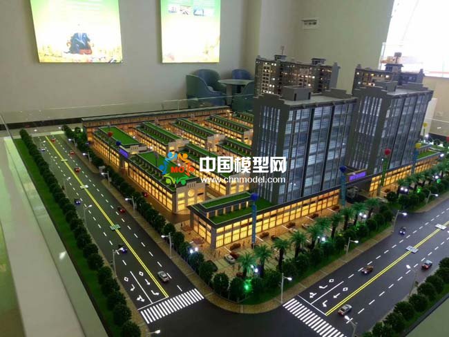農(nóng)副食品交易中心沙盤(pán)模型