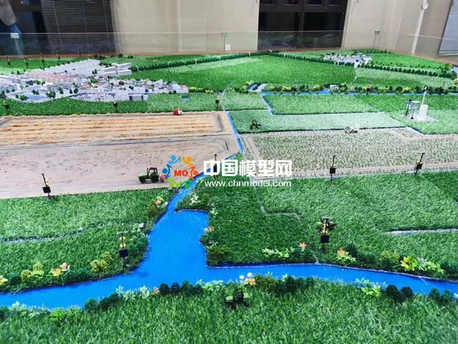古林大田數(shù)字農(nóng)業(yè)，智慧農(nóng)業(yè)綜合數(shù)字解決方案沙盤模型