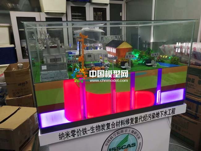 地下水污染修復(fù)沙盤(pán)模型，土壤修復(fù)沙盤(pán)模型