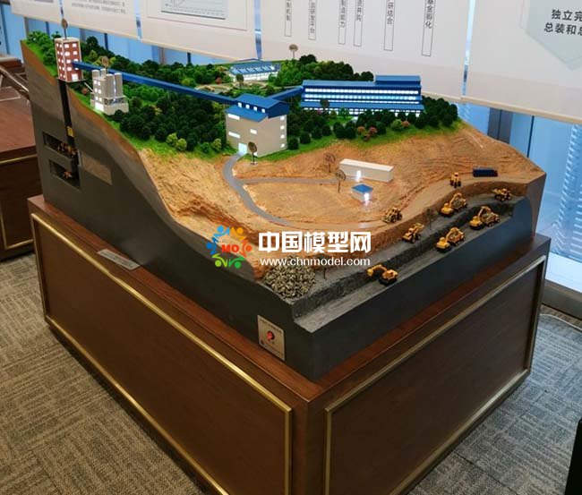 爆破應(yīng)用場景沙盤模型，民爆一體化解決方案