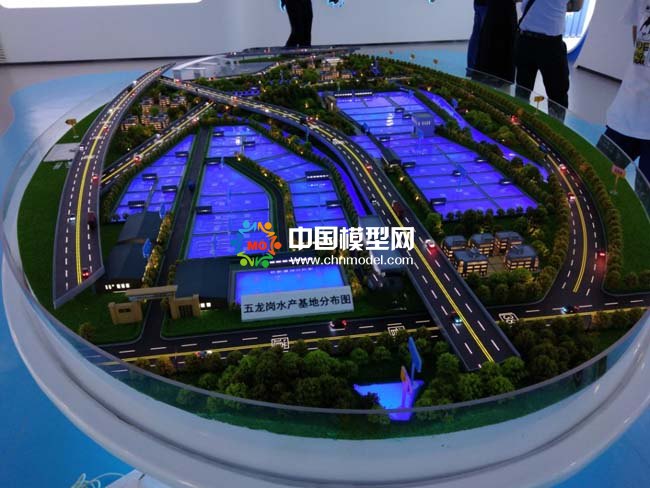 水產(chǎn)基地沙盤模型