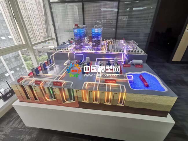 太陽(yáng)能光伏應(yīng)用及地源熱泵原理沙盤模型