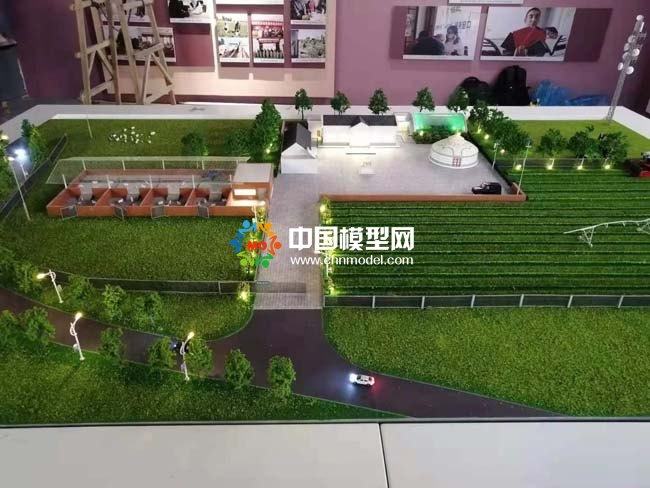 牧民生活沙盤模型，蒙古包模型