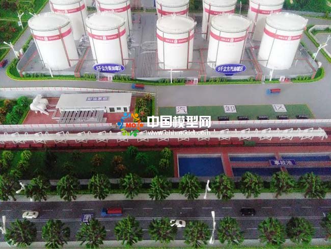 石油存儲智慧油庫沙盤模型