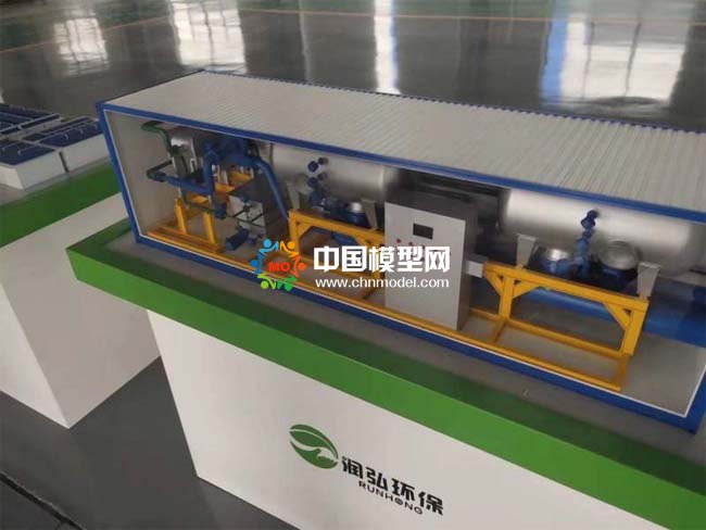 A/O一體化廢水處理沙盤模型 農(nóng)村污水處理一體化設備模型
