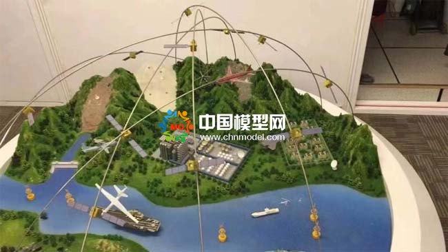 衛(wèi)星遙感監(jiān)測防災(zāi)防害預(yù)警沙盤模型