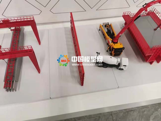 城市高架預(yù)制裝配式橋梁工藝沙盤模型