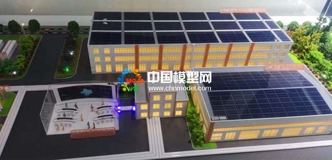 企業(yè)屋頂光伏屋頂發(fā)電沙盤模型