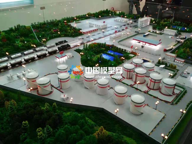 石油庫(kù)沙盤(pán)模型