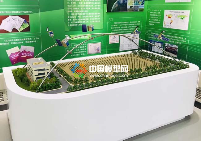 農(nóng)業(yè)衛(wèi)星遙感監(jiān)測(cè)沙盤(pán)模型