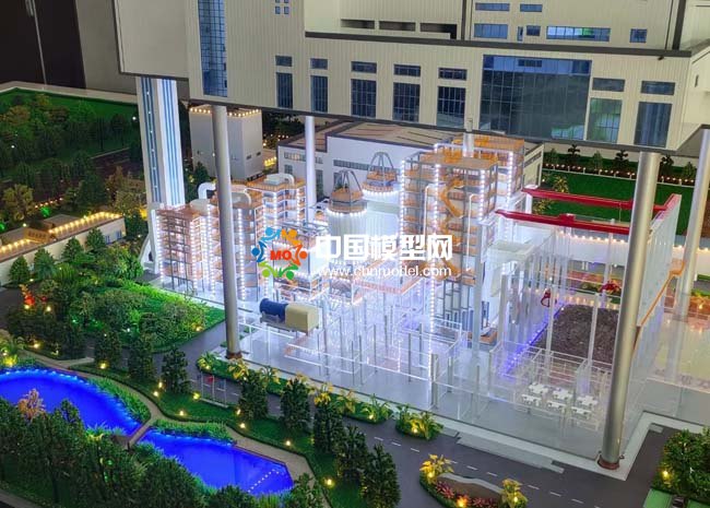 生活垃圾發(fā)電沙盤模型