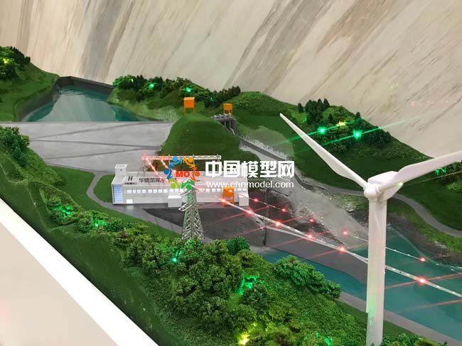 苗尾水電站沙盤(pán)模型