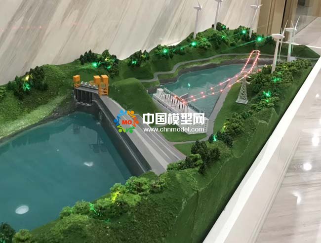 苗尾水電站沙盤(pán)模型
