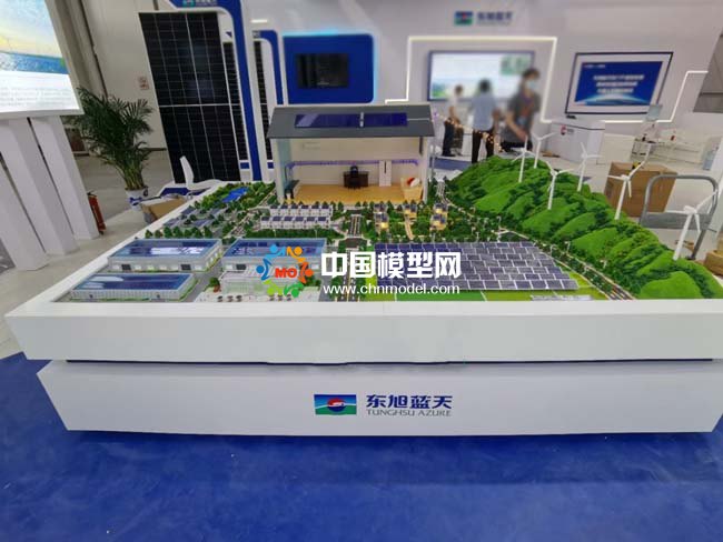 光伏電站智能運(yùn)維管理平臺沙盤模型