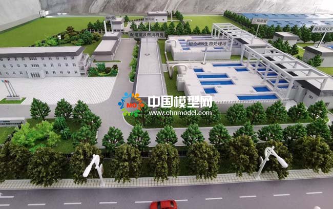 集中污水處理廠沙盤模型