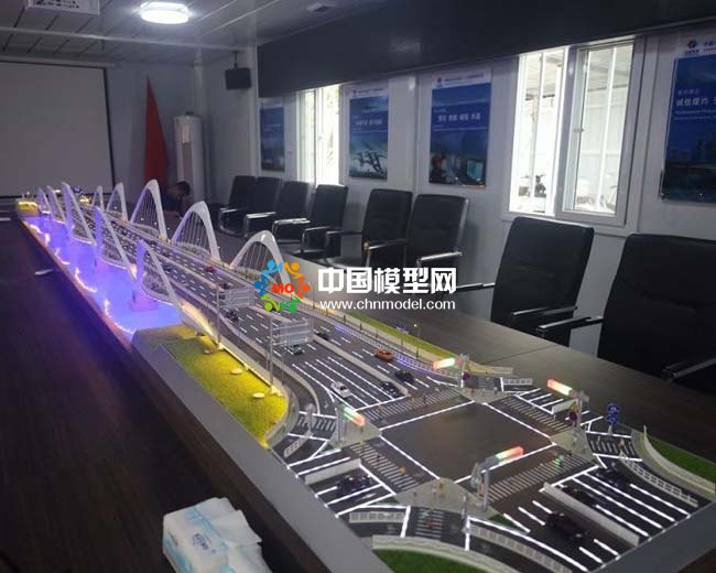 中國(guó)電建淯陽(yáng)橋重建工程沙盤(pán)模型