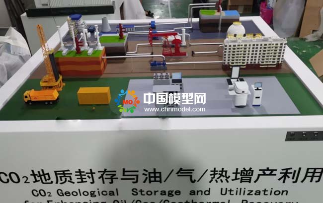 油氣熱增產(chǎn)利用沙盤模型