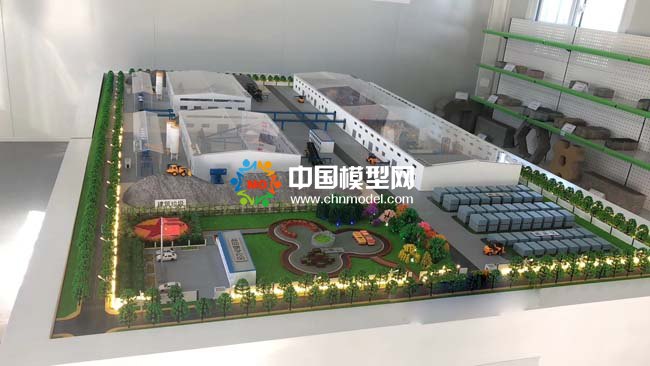 建筑垃圾制磚生產(chǎn)線(xiàn)沙盤(pán)模型