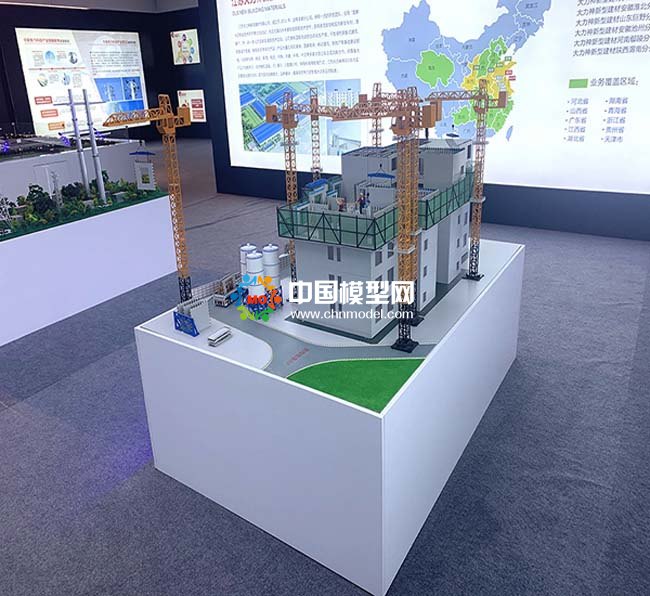 裝配式建筑施工場(chǎng)景沙盤模型
