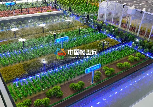 智慧農裝數(shù)字化農田沙盤模型