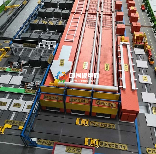 窯廠沙盤模型，磚廠沙盤模型