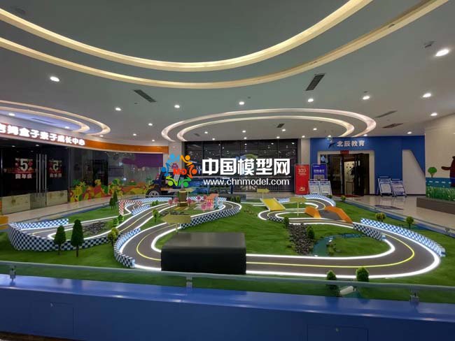 越野賽道沙盤模型