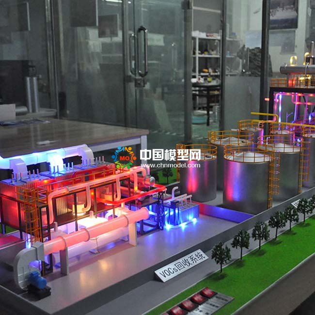 VOCs回收系統(tǒng)沙盤模型