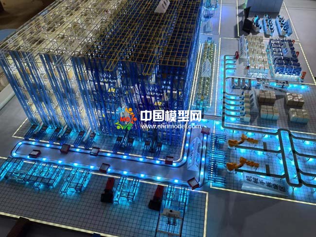 智能立庫沙盤模型