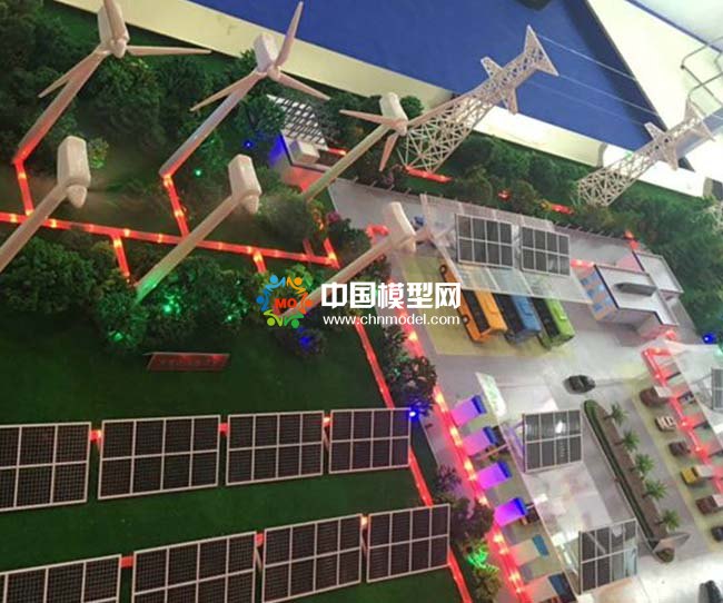 光儲(chǔ)充一體化充電站沙盤模型