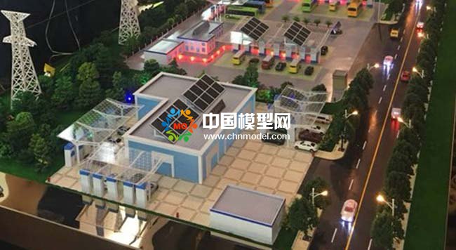 光儲(chǔ)充一體化充電站沙盤模型