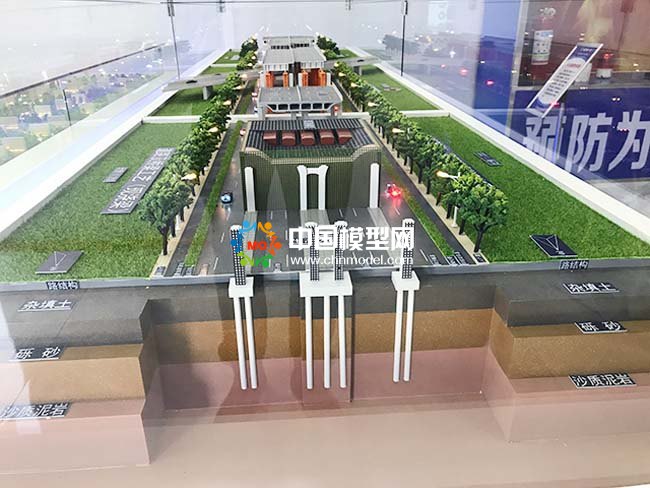 橋梁預(yù)制梁施工工藝沙盤模型