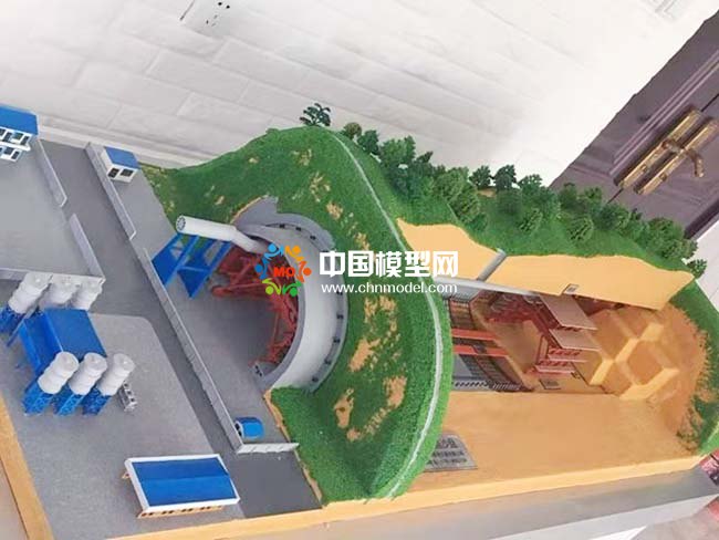 隧道施工場(chǎng)景沙盤(pán)模型