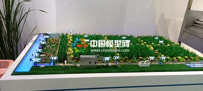茭白產業(yè)種植基地沙盤模型