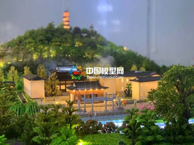 善璉的含山規(guī)劃沙盤模型