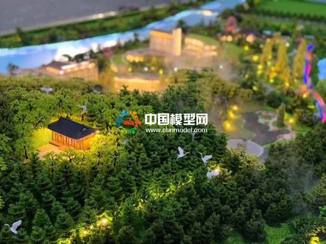 善璉的含山規(guī)劃沙盤模型