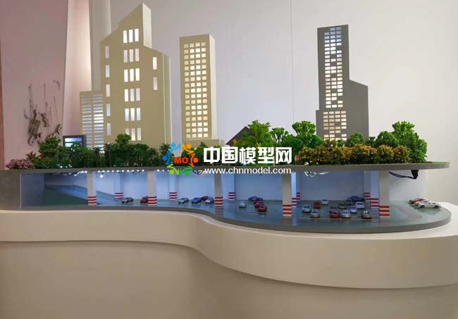 地下車庫(kù)潮濕解決方案沙盤(pán)模型