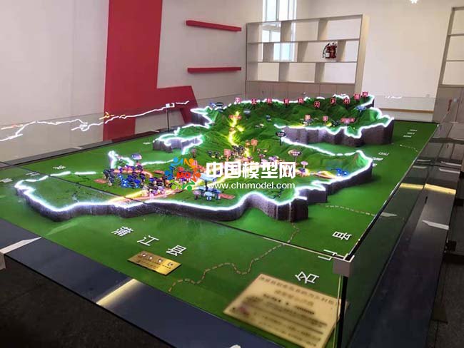 助力鄉(xiāng)村展示成果沙盤模型