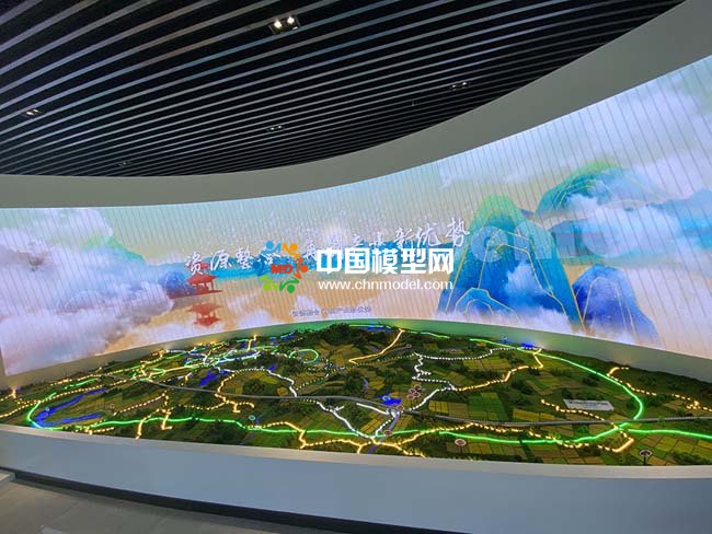 新型數(shù)字農(nóng)業(yè)規(guī)劃沙盤模型