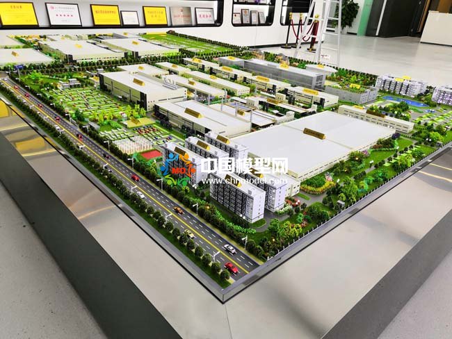 汽車動(dòng)力電池工廠沙盤模型