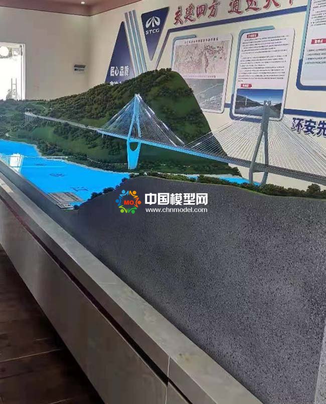 金沙江大橋沙盤(pán)模型