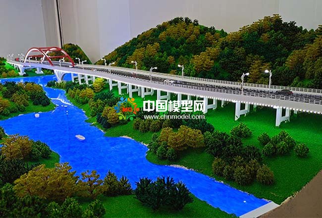 智慧高速公路沙盤模型