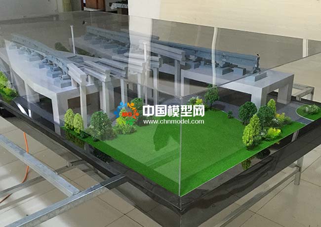 跨座式軌道交通系統(tǒng)沙盤模型