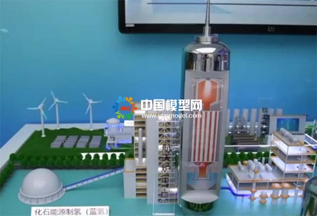 航天潔凈氫能源制備沙盤模型