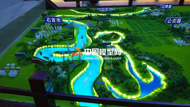 長(zhǎng)江海事沙盤模型