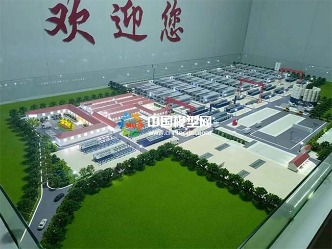中鐵建制梁場(chǎng)沙盤模型