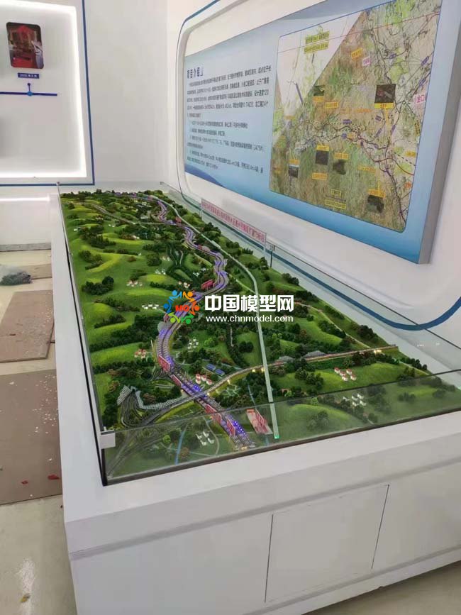 長深高速河惠段改擴(kuò)建項(xiàng)目T5標(biāo)沙盤模型