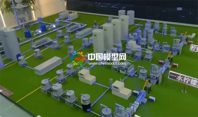 檸檬酸生產(chǎn)化工沙盤模型